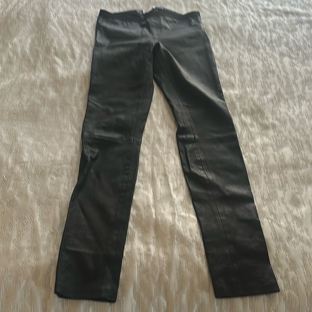 Helmut Lang leather pants